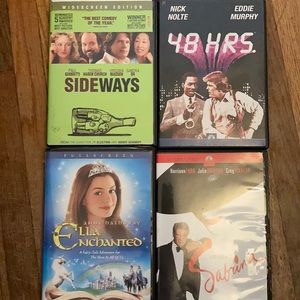 New and sealed as well as lightly used DVDs